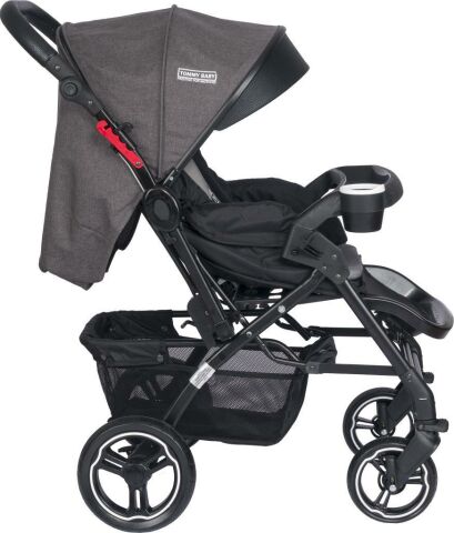 Tommybaby Tornado Plus Black Alüminyum Lüx Çift Yön Bebek Arabası ANTRASİT