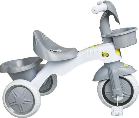 KİTTY Üç Tekerlekli Bisiklet Çocuk Bisikleti 3 Teker Bisiklet 1-3-5 Yaş Plastik Motor İlk Bisiklet Sepetli