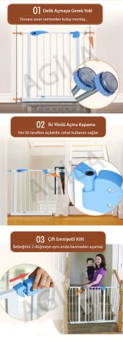 Agila Bebek Güvenlik Kapısı Uzatma Parçası - 10 cm