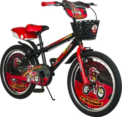 TommyBike 20 jant Bisiklet Lüx Aksesuarlı Cocuk Bisikleti 6 -10 Yaş SARI