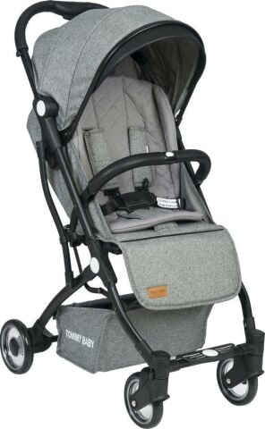 TommyBaby İnci 3 lü Set Kabin Bebek Arabası Katlanır Beşik Kanguru ANTRASİT