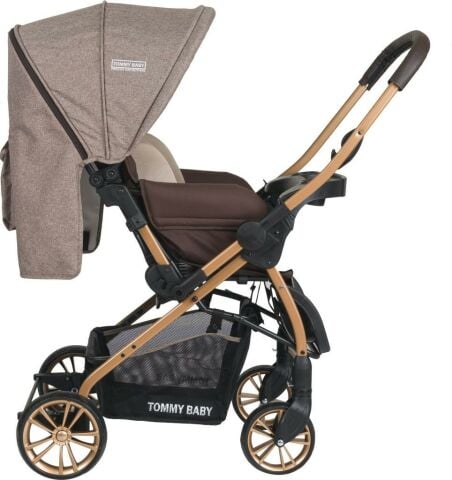 Tommybaby TB-980 Gold Çift Yönlü Bebek Arabası Puset