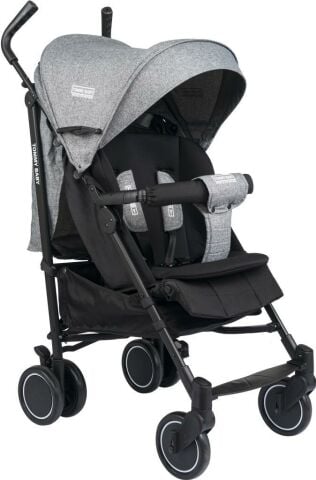 TommyBaby Luppo Black Tam Yatar Baston Bebek Arabası Puset SİYAH