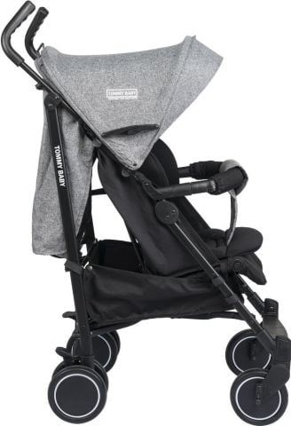 TommyBaby Luppo Black Tam Yatar Baston Bebek Arabası Puset SİYAH
