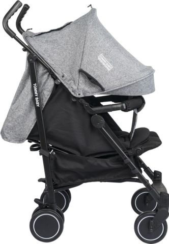 TommyBaby Luppo Black Tam Yatar Baston Bebek Arabası Puset SİYAH