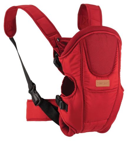 TommyBaby Loft Konforlu Bebek Taşıma Kanguru KIRMIZI