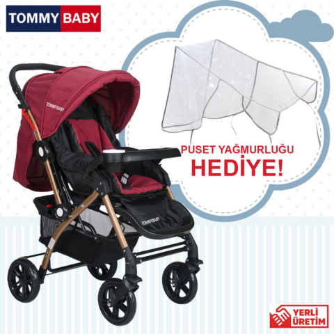 Tommybaby Eagle Gold Alüminyum Lüx Çift Yön Bebek Arabası