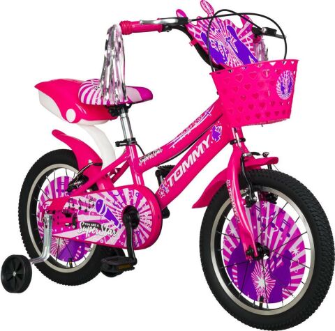 TommyBike 16 jant Bisiklet Lüx Aksesuarlı Cocuk Bisikleti 5-8 Yaş