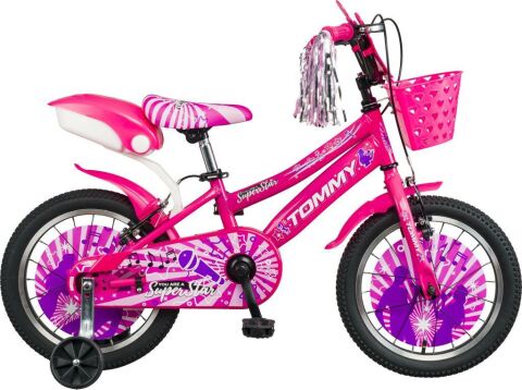 TommyBike 16 jant Bisiklet Lüx Aksesuarlı Cocuk Bisikleti 5-8 Yaş