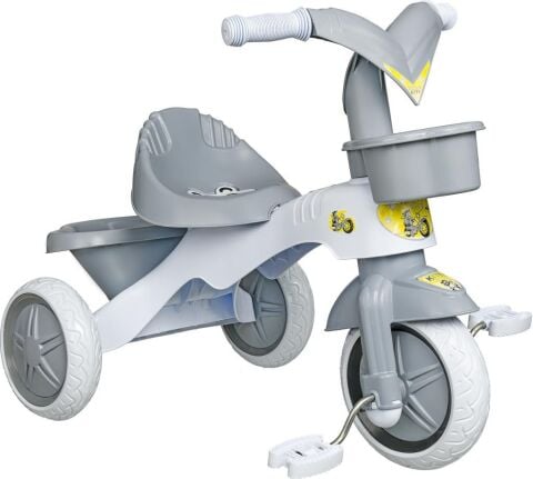 KİTTY Üç Tekerlekli Bisiklet Çocuk Bisikleti 3 Teker Bisiklet 1-3-5 Yaş Plastik Motor İlk Bisiklet Sepetli