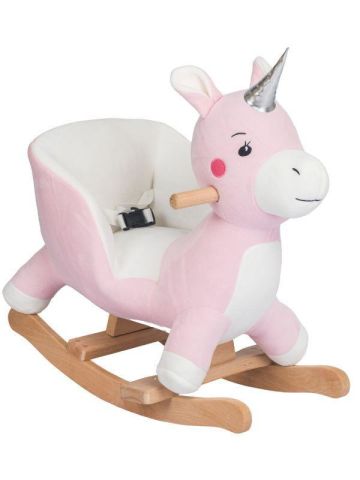 TommyBaby Egitici Peluş Sallanan At Ahsap Sallanan At