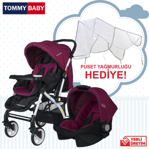 Tommybaby Eagle Travel (Seyahat) Sistem Bebek Arabası
