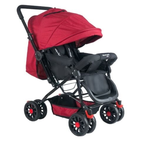 Let'S Go Baby Çift Yönlü Bebek Arabası (Tam Kapanır Tente) GRİ