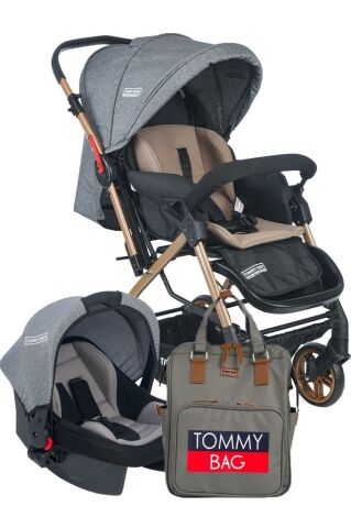 TommyBaby Cool Bebek Arabası Çİft Yönlü Bebek Aarabası Puset Çanta Bebek Çanta