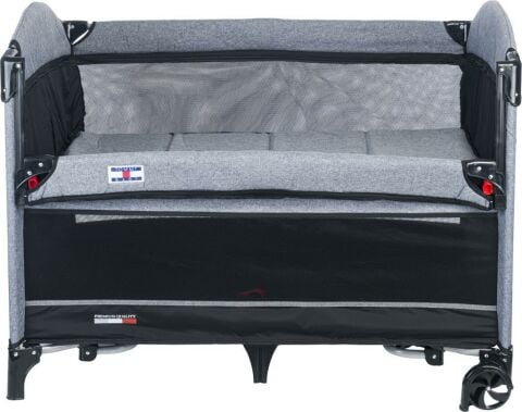 TommyBaby Anne Yanı Beşik Park Yatak Oyun Parkı 70x110 GRİ