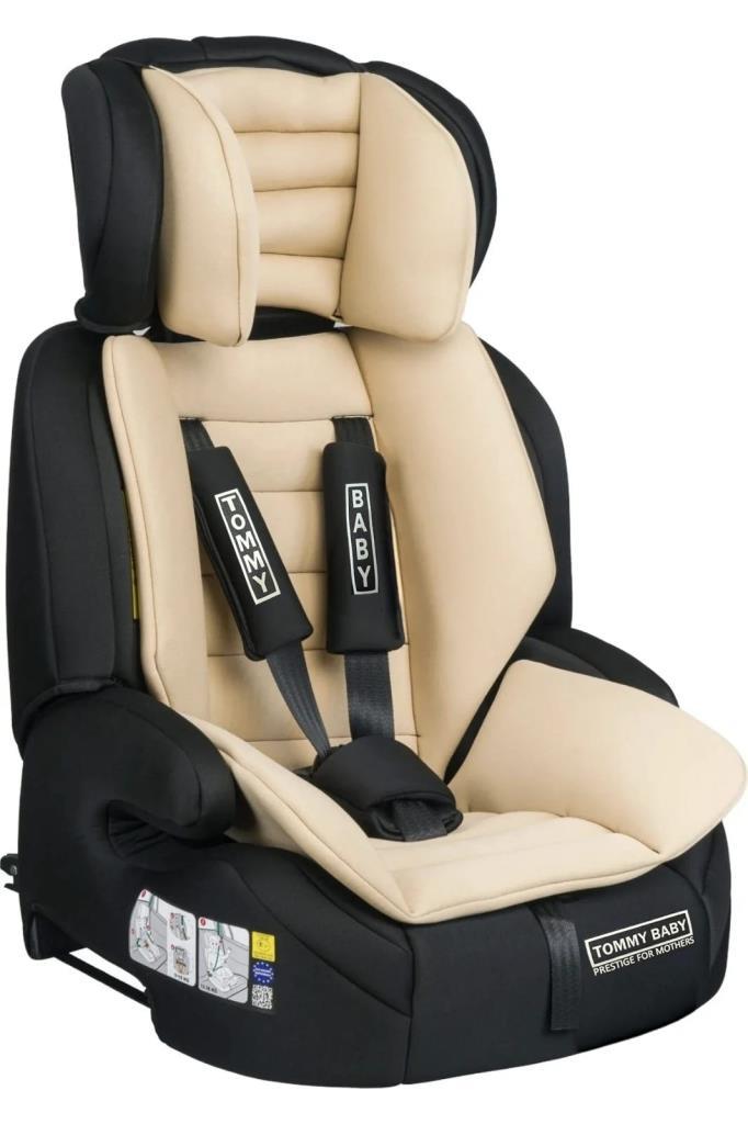 TOMMYBABY  Isofixli Bebek Çocuk Oto Koltuğu 9-36 Kg BEJ