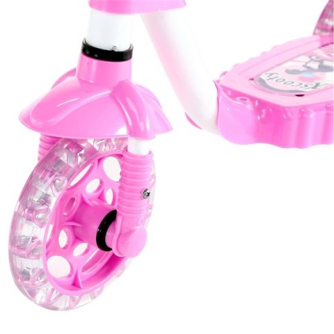 Xscooty Silikon 3 Tekerlekli Frenli Çocuk Scooter KIRMIZI
