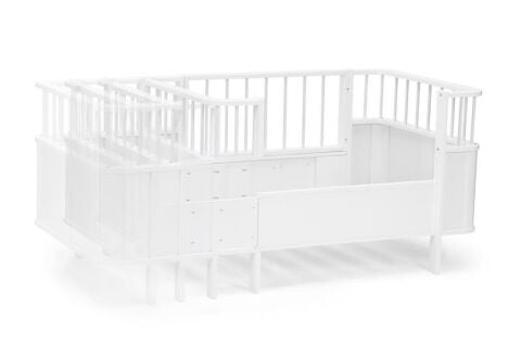 TommyBaby Bella Büyüyen Beşik Karyola 80x130 Beşik Normal Model