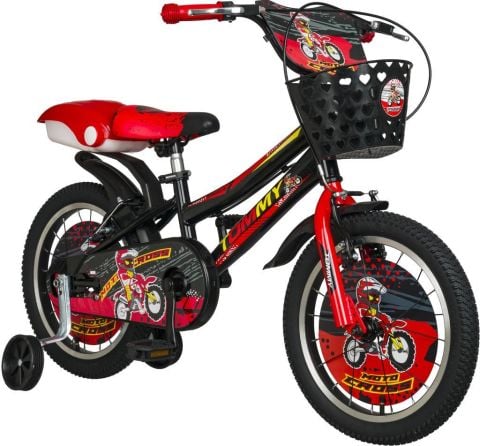 TommyBike 16 jant Lüx Aksesuarlı Cocuk Bisikleti 5-8 Yaş