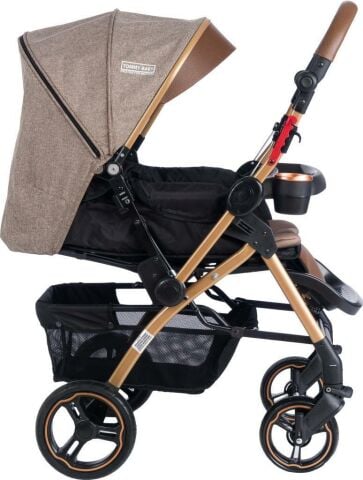 TommyBaby Tornado Travel  Çift Yönlü Bebek Arabası Seyahat Sistem Puset KAHVERENGİ