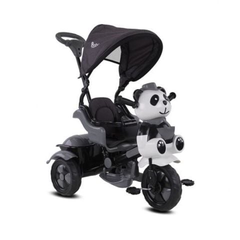 Babyhope 127 Little Panda 3 Tekerlekli İtmeli Bisiklet GRİ