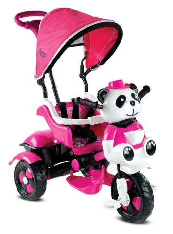 Babyhope 127 Little Panda 3 Tekerlekli İtmeli Bisiklet GRİ