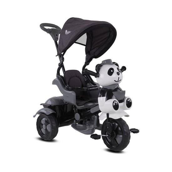 Babyhope 127 Little Panda 3 Tekerlekli İtmeli Bisiklet GRİ