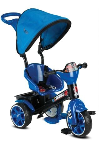 Babyhope Bobo Speed Tenteli İtmeli 3 Teker Bisiklet