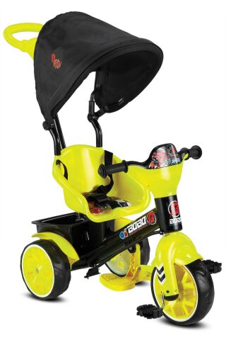 Babyhope Bobo Speed Tenteli İtmeli 3 Teker Bisiklet
