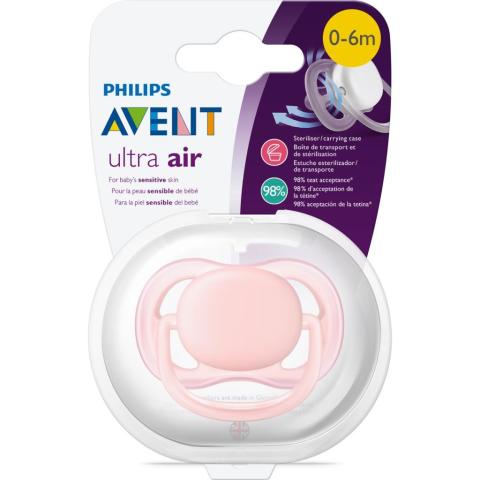 Philips Avent Ultra Tekli Emzik 0-6 ay Pembe SCF445/10