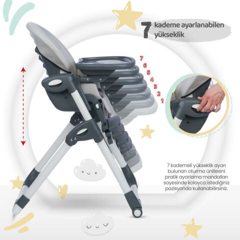 TommyBaby Premium Lüx Mama Sandalyesi