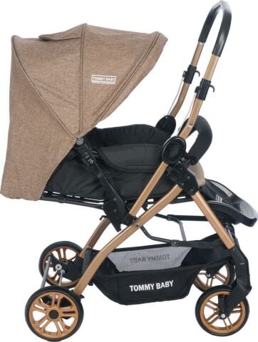 TommyBaby Cross Travel  Çift Yönlü Bebek Arabası Seyahat Sistem Puset GRİ