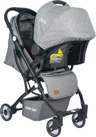 TommyBaby Mia Kabin Travel Bebek Arabası Black Kabin Boy