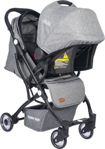 TommyBaby Mia Kabin Travel Bebek Arabası Black Kabin Boy