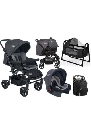 Tommybaby Elegant Yenidoğan Seti Bebek Arabası Beşik Ana Kucağı