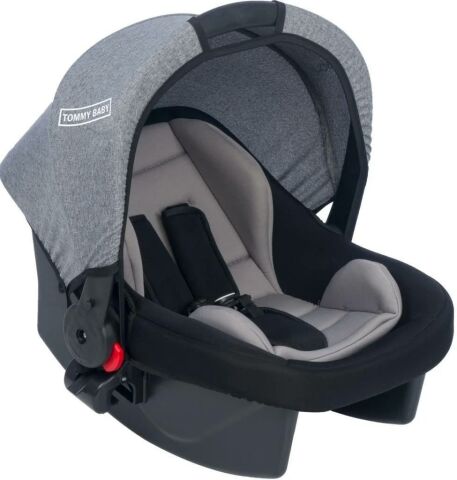 Tommybaby Elegant Yenidoğan Seti Bebek Arabası Beşik Ana Kucağı GRİ