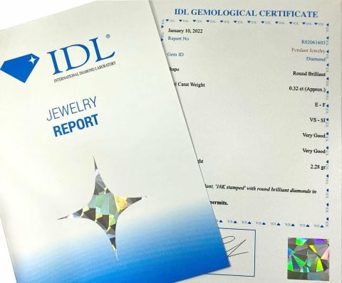 0,70 Karat Tektaş Pırlanta Yüzük D-SI 14K - IDL Sertifikalı