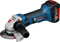 Bosch Professional GWS 18-125 V-LI  4 Ah Çift Akülü Taşlama - L-boxx Çantalı