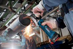 Bosch Professional GWS 18-125 V-LI  4 Ah Çift Akülü Taşlama - L-boxx Çantalı