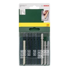 Bosch  10 Parça Dekupaj Testere Seti Ahşap/Metal/Plastik