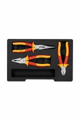 Bosch VDE Kombine Pense Seti 3 Parça - 1600A02NG0