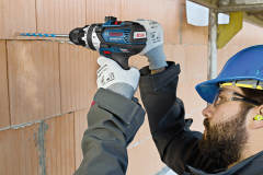 Bosch Professional GSB 18 VE-EC 4 Ah Çift Akülü Darbeli Delme/Vidalama - Kömürsüz Motor