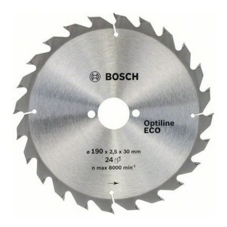 Bosch 2608641789 Optiline Eco Ahşap 190 x 30 Mm 24 Diş
