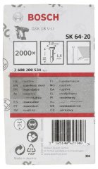 Bosch - Başsız Çivi 20a
