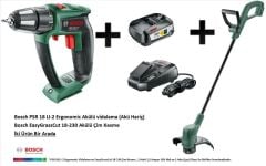 Bosch EasyGrassCut 18-230 Akülü Kenar Kesme+Psr 18 LI-2  Vidalama