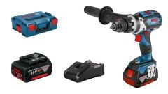 Bosch GSB 18V-110 C Akülü Darbeli Vidalama 5 Ah  L-Boxx Çantalı