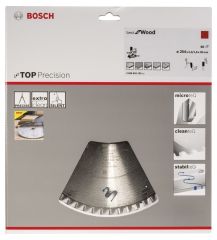 Bosch  254*30 mm 60 Diş Best Serisi Hassas Kesim Ahşap için Daire Testere Bıçağı