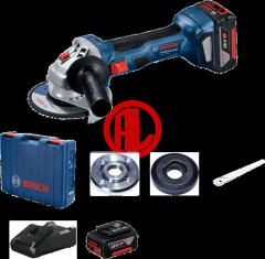Bosch GWS 180LI Taşlama(2x4.0Ah;Plastik;125mm)