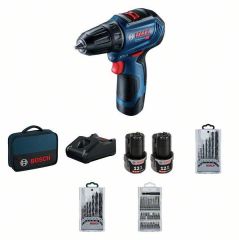 Bosch GSR 12V-30 + 39 parça vidalama seti