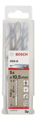 Bosch HSS-G Metal Matkap Ucu 10,5*133 mm 5'li